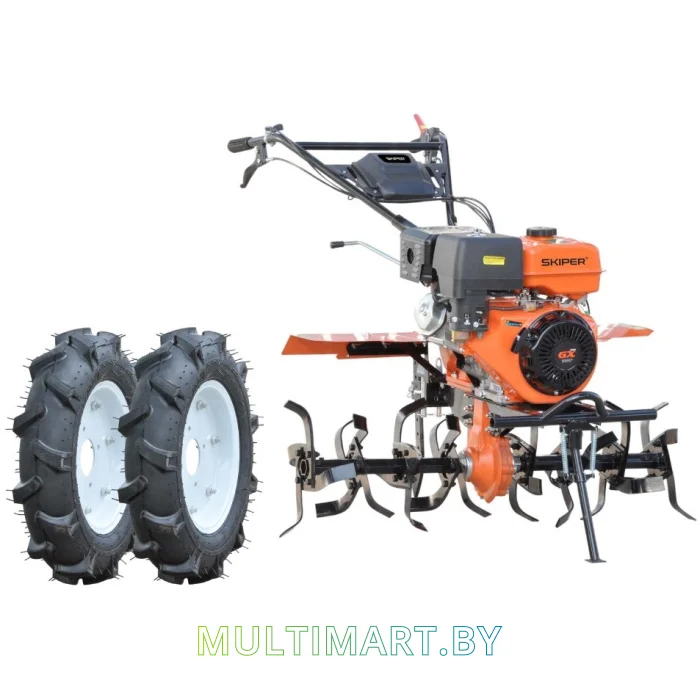 Мотокультиватор Skiper SP-1800S (колеса Brado 4.00-10)